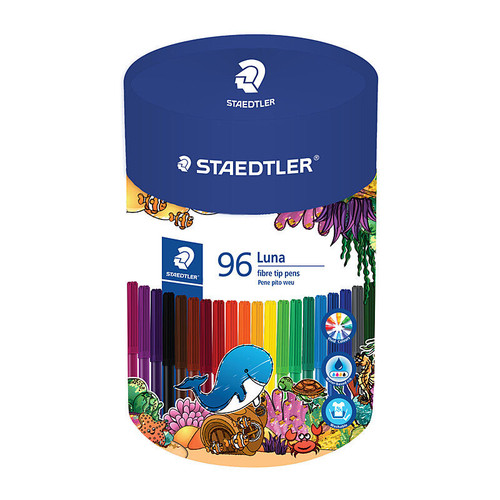Staedtler Luna Felt Tip Ast Tub96