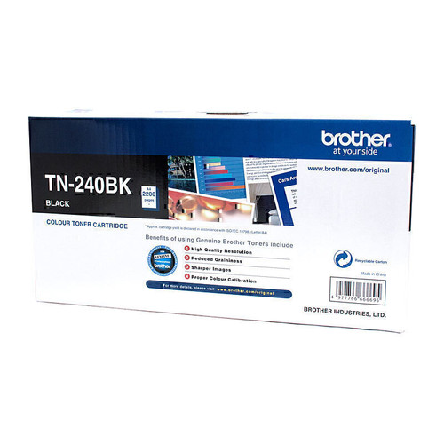Brother TN-240 Black Toner Cartridge OEM Brother TN-240 Black Toner Cartridge OEM