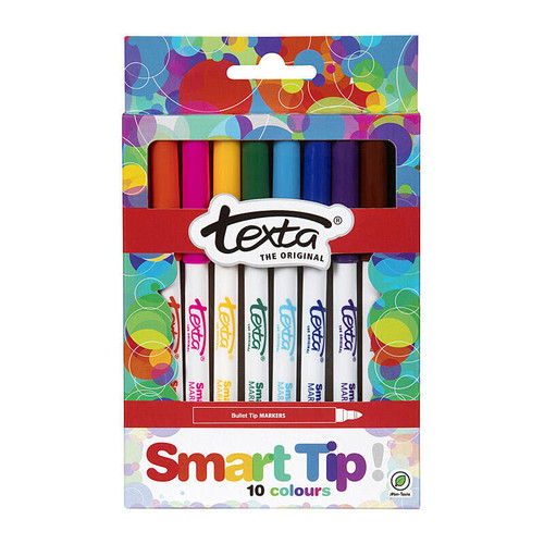 Texta Smarttip Colouring Marker Pack 10