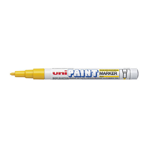 Uni Paint Marker Bullet Tip PX21 Yellow Box 12
