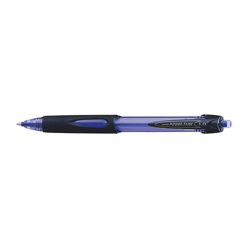 Uni PowerTank Retractable 1.0mm Blue Box 12