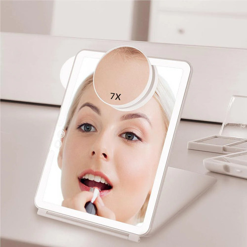 Wellcare Foldable Make-up Mirror with LED Lights