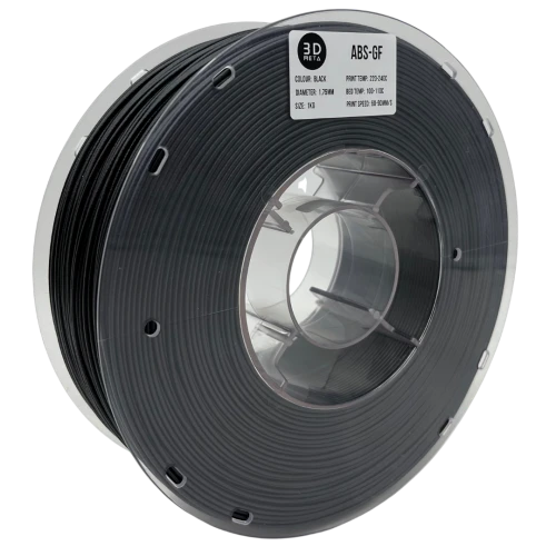3D Meta Glass Filled ABS Black 1KG Spool M-ABSGF-BLA-1KGX1.75MM