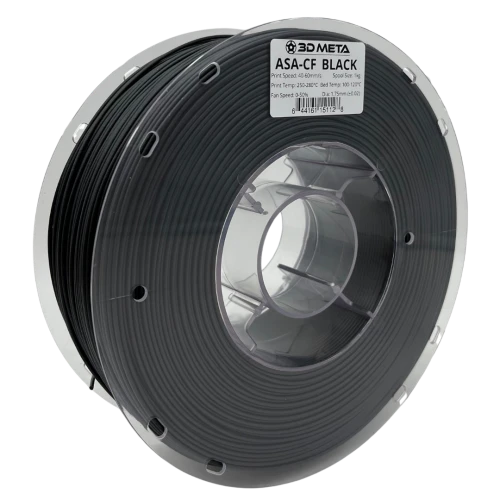 3D Meta Carbon Fiber ASA Black 1KG Spool M-ASACF-BLA-1KGX1.75MM