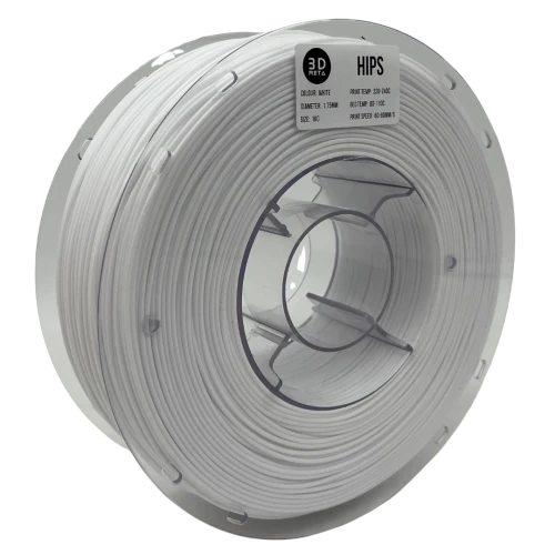 3D Meta HIPS White 1KG Spool M-HIPS-WHI-1KGX1.75MM
