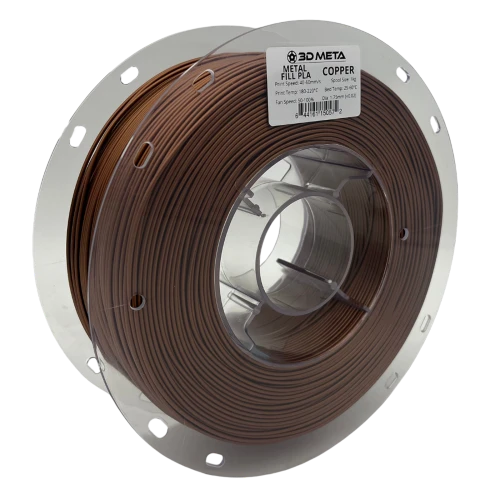 3D Meta Metal Fill PLA Copper 1KG Spool M-MET-COP-1KGX1.75MM