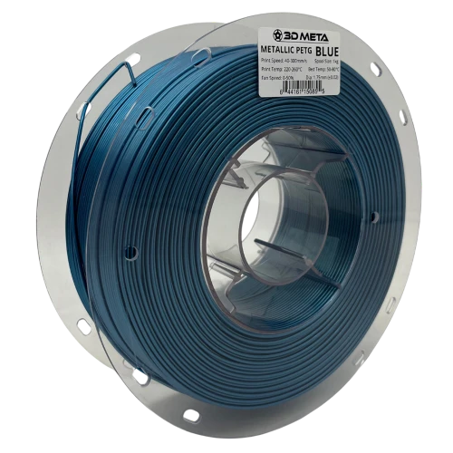 3D Meta Metallic PETG Blue 1KG Spool M-MPETG-BLUE-1KGX1.75MM