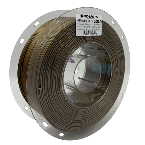 3D Meta Metallic PETG Gold 1KG Spool M-MPETG-GOLD-1KGX1.75MM