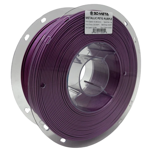 3D Meta Metallic PETG Purple 1KG Spool M-MPETG-PURP-1KGX1.75MM