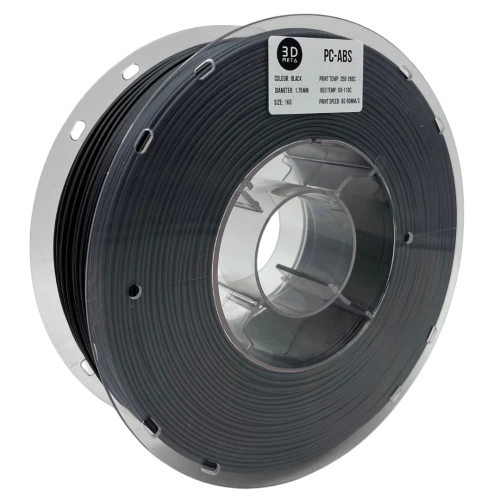 3D Meta PC-ABS Black 1KG Spool M-PCABS-BLA-1KG-1.75MM