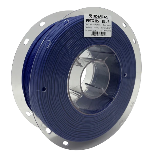 3D Meta PETG HS Blue 1KG Spool M-PETGHS-BLU-1KGX1.75MM