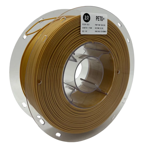 3D Meta PETG HS Gold 1KG Spool M-PETGHS-GOLD-1KGX1.75MM