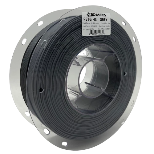 3D Meta PETG HS Grey 1KG Spool M-PETGHS-GREY-1KGX1.75MM