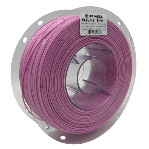 3D Meta PETG HS Pink 1KG Spool M-PETGHS-PINK-1KGX1.75MM