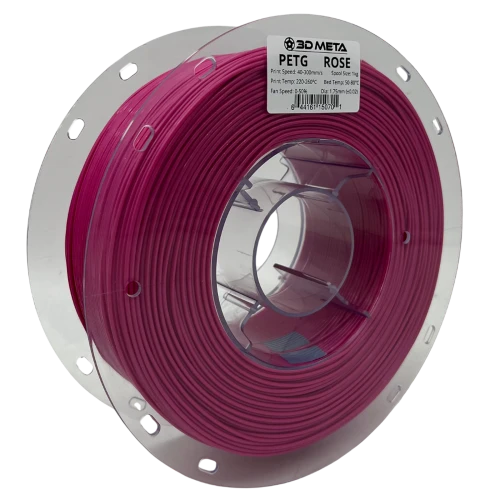 3D Meta PETG HS Rose 1KG Spool M-PETGHS-ROSE-1KGX1.75MM