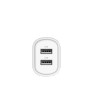 PowerPlus 12W Dual USB-A Wall Charger - White