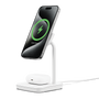 ChargeBase Qi2 2-in-1 Magnetic Wireless Charger - White