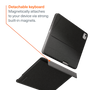 MagKeyboard Magnetic Wireless Keyboard Case for iPad Air 13 (M2/M3) iPad Pro 12.9 (Gen 1-5) – Black ​