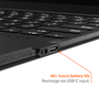 MagKeyboard Magnetic Wireless Keyboard for Microsoft Surface Pro 8/9/10/11th Edition – Black 