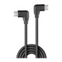 Lindy 1m USB 2.0 Type C Cable, 2 X 90Â° Right Angle