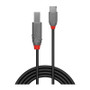 Lindy 3m USB 2.0 Type C To B Cable, Anthra Line