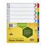 Marbig Indices & Divider 1-10 Tab Manilla A4 XWide
