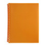 Marbig Refillable Disp Book 20 Pocket Trnslcnt Orange
