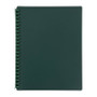 Marbig Refillable Display Book 20 Pocket Dark Green