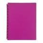 Marbig Refillable Display Book 20 Pocket Pink