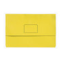 Marbig Slimpick F/C Document Wallet Brt Yelow Pack 10