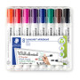 Staedtler White Board Marker 351 Bullet Point Ast Box 8