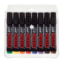 Uni Prockey Permanent Marker Chisel Wallet 8