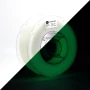 3D Meta Glow in the Dark PLA Glitter Green - Clear in Light 1KG Spool M-PLA-GDGLGRE-1KGX1.75MM