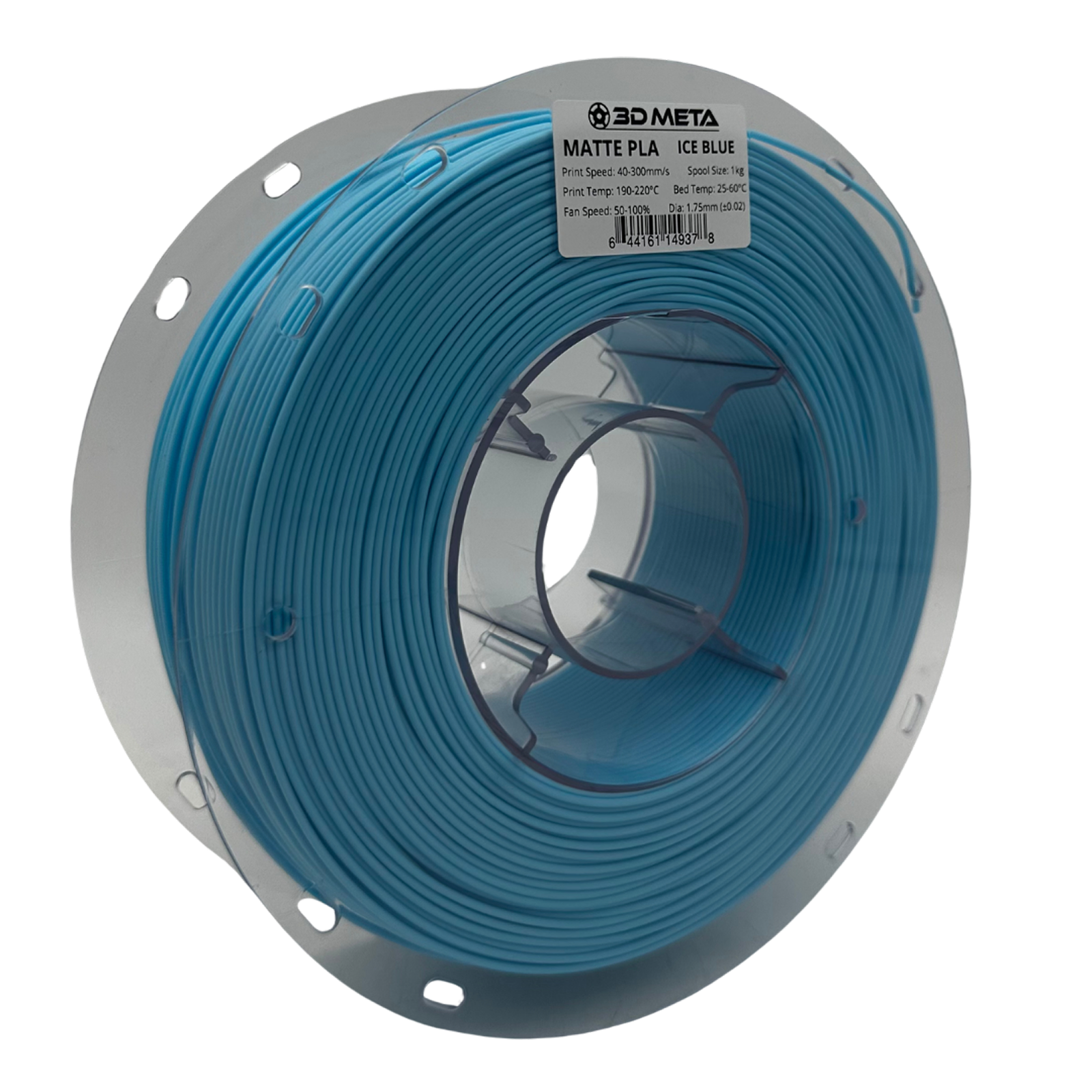 3D Meta Matte PLA Ice Blue 1KG Spool M-PLA-MAICEBLUE-1KGX1.75MM