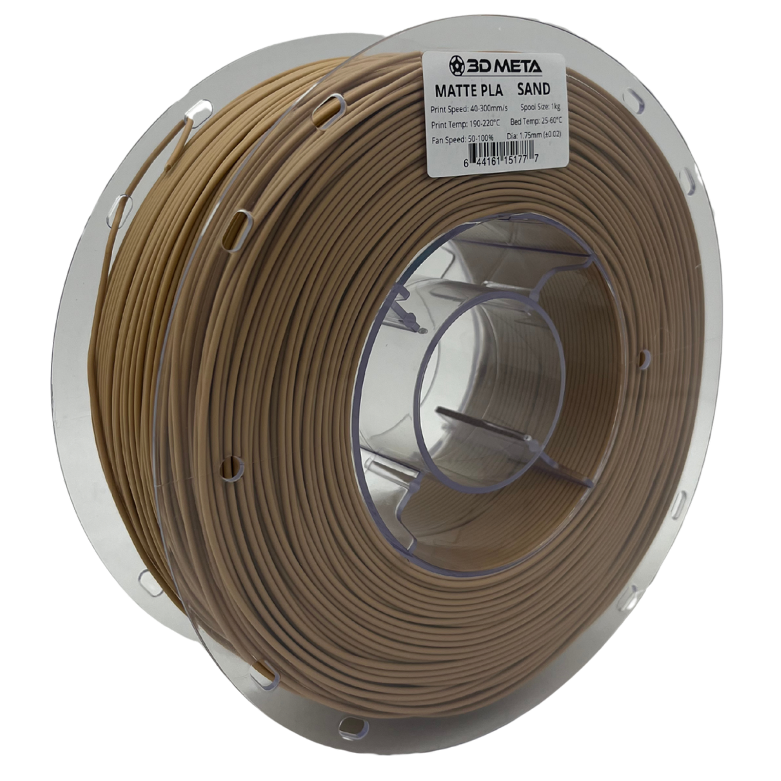3D Meta Matte PLA Sand 1KG Spool M-PLA-MASAND-1KGX1.75MM