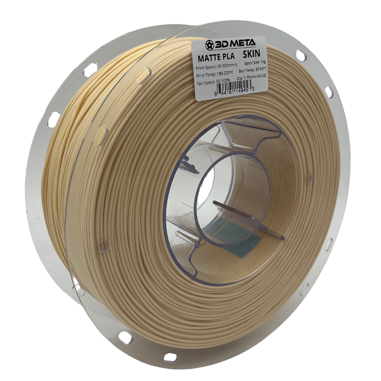 3D Meta Matte PLA Skin 1KG Spool M-PLA-MASKIN-1KGX1.75MM