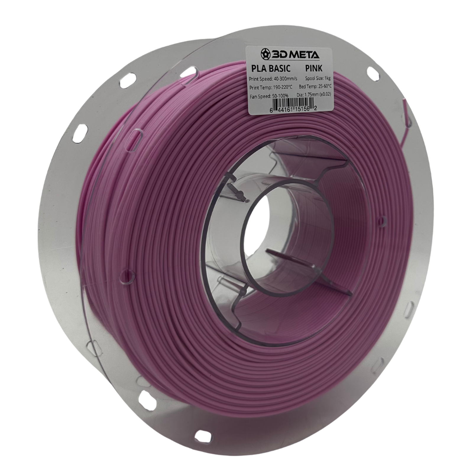 3D Meta PLA Basic Pink 1KG Spool M-PLAB-PINK-1KGX1.75MM