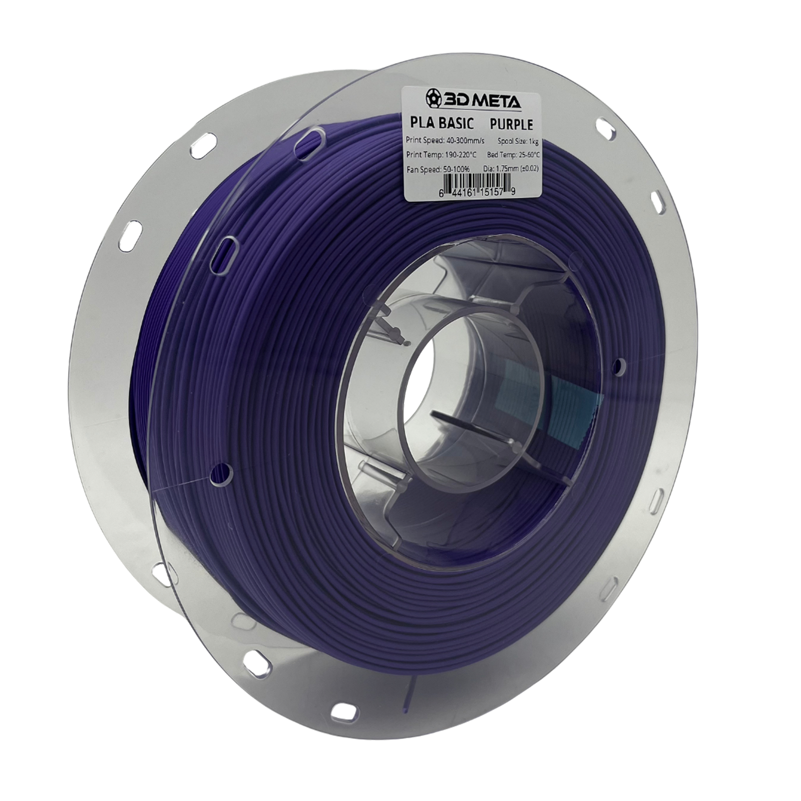 3D Meta PLA Basic Purple 1KG Spool M-PLAB-PURP-1KGX1.75MM
