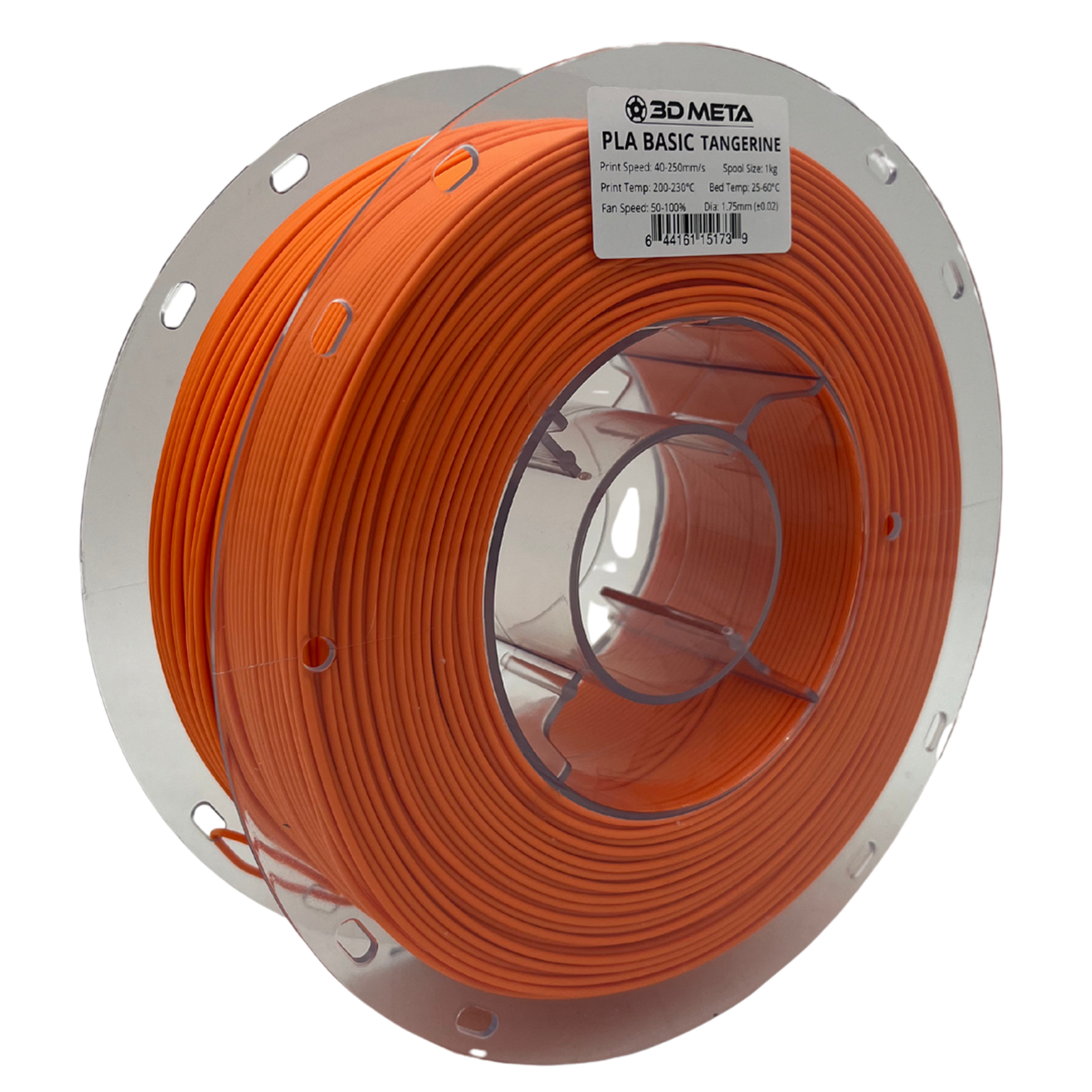 3D Meta PLA Basic Tangerine 1KG Spool M-PLAB-TANG-1KGX1.75MM