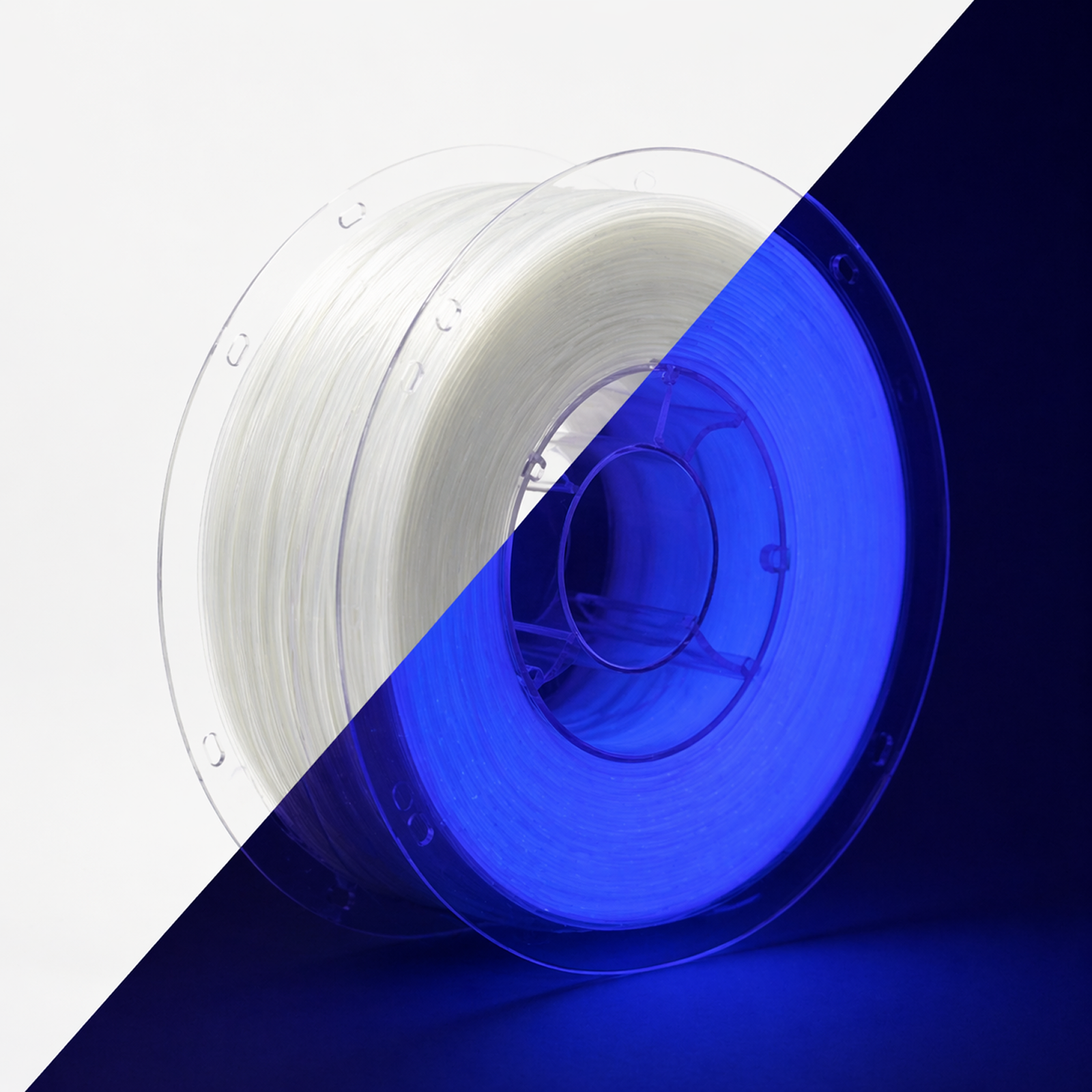 3D Meta Glow in the Dark PLA Purple - Clear in Light 1KG Spool M-PLAG-PURP-1KGX1.75MM