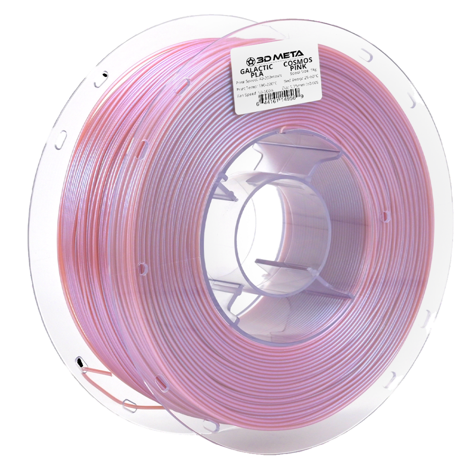 3D Meta Galactic PLA Cosmos Pink 1KG Spool M-PLAGAL-COSPINK-1KGX1.75MM
