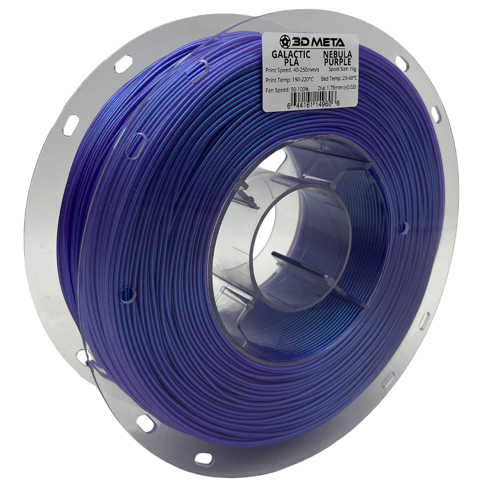 3D Meta Galactic PLA Nebula Purple 1KG Spool M-PLAGAL-NEBPURP-1KGX1.75MM