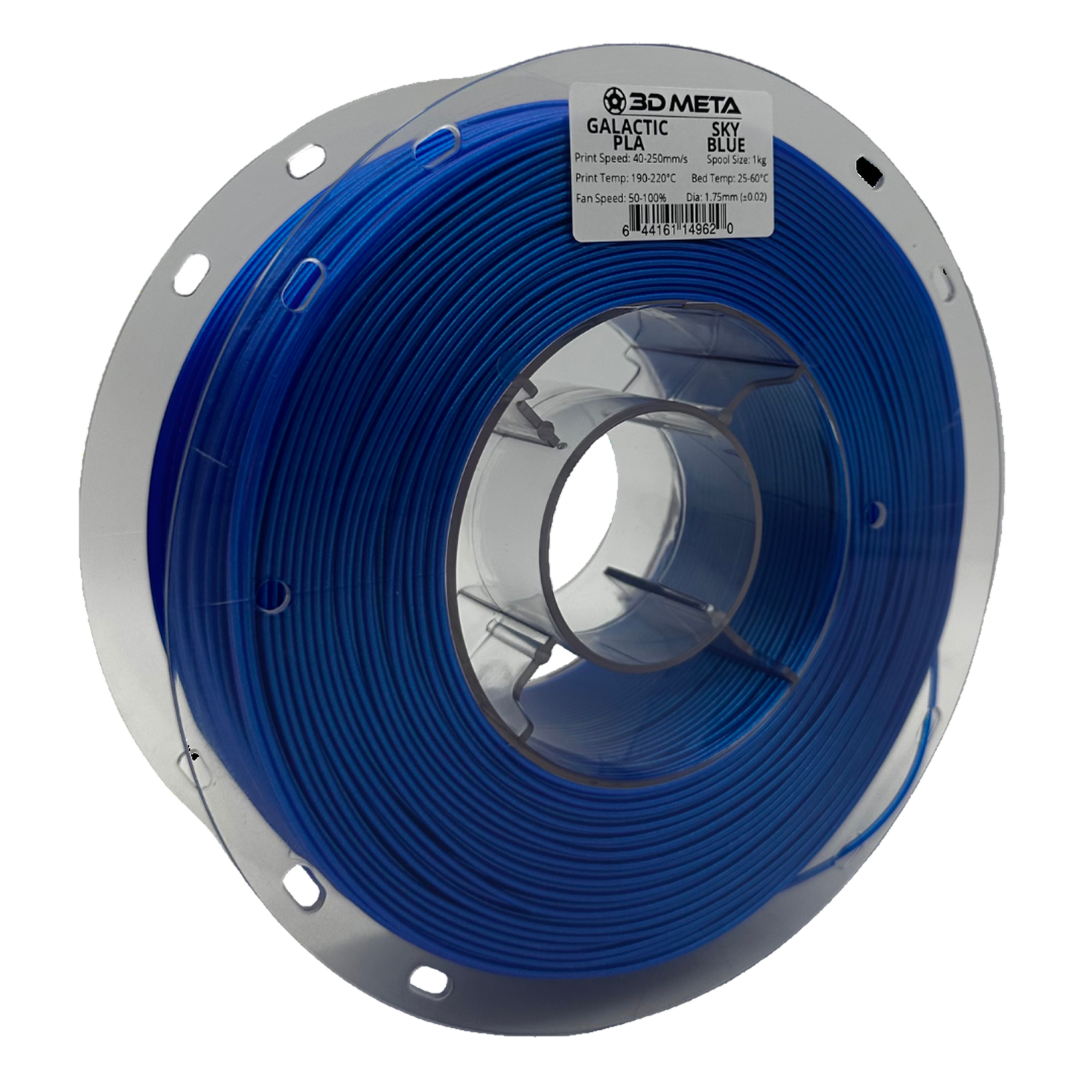 3D Meta Galactic PLA Sky Blue 1KG Spool M-PLAGAL-SKYBLUE-1KGX1.75MM