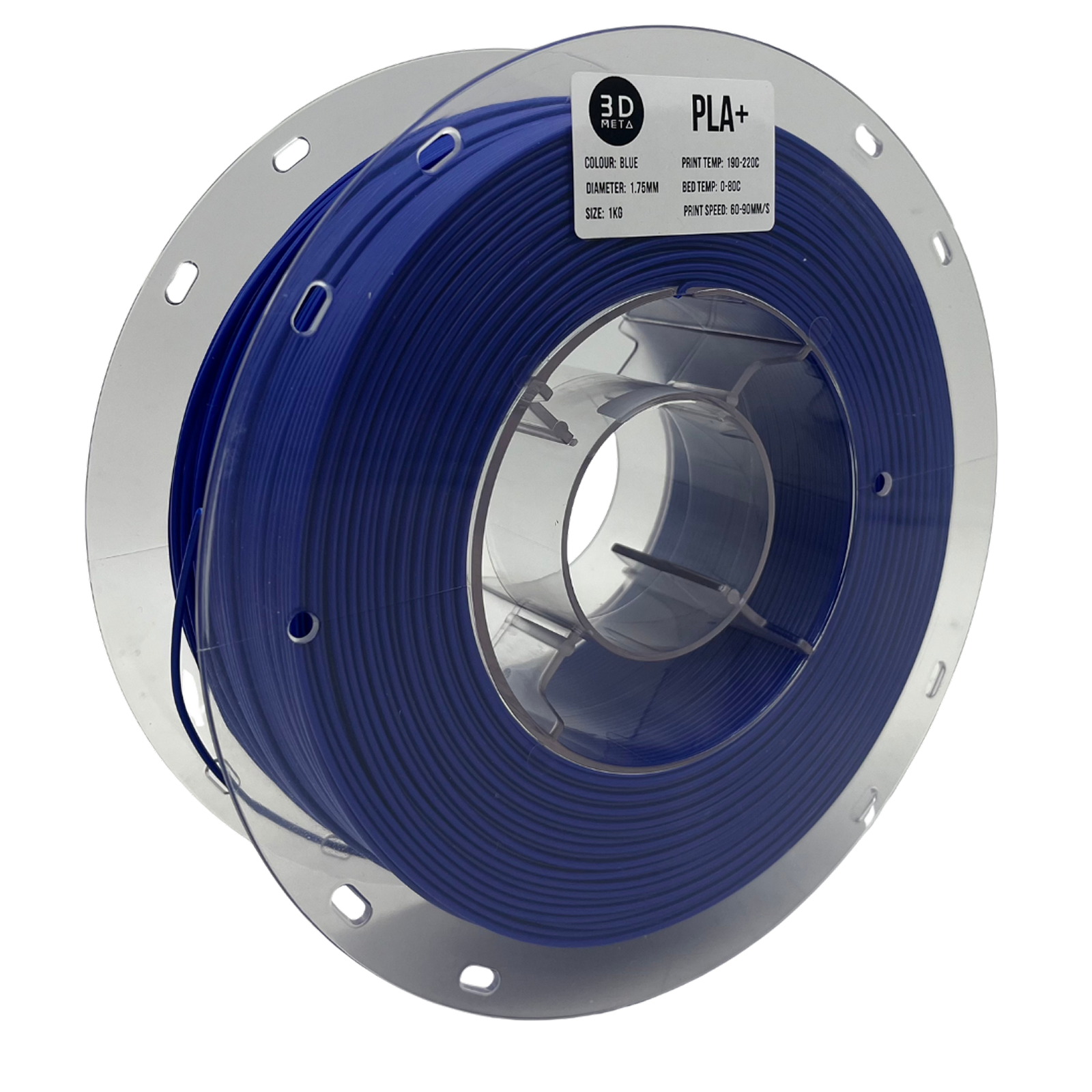 3D Meta PLA+ HS Blue 1KG Spool M-PLA+HS-BLU-1KGX1.75MM