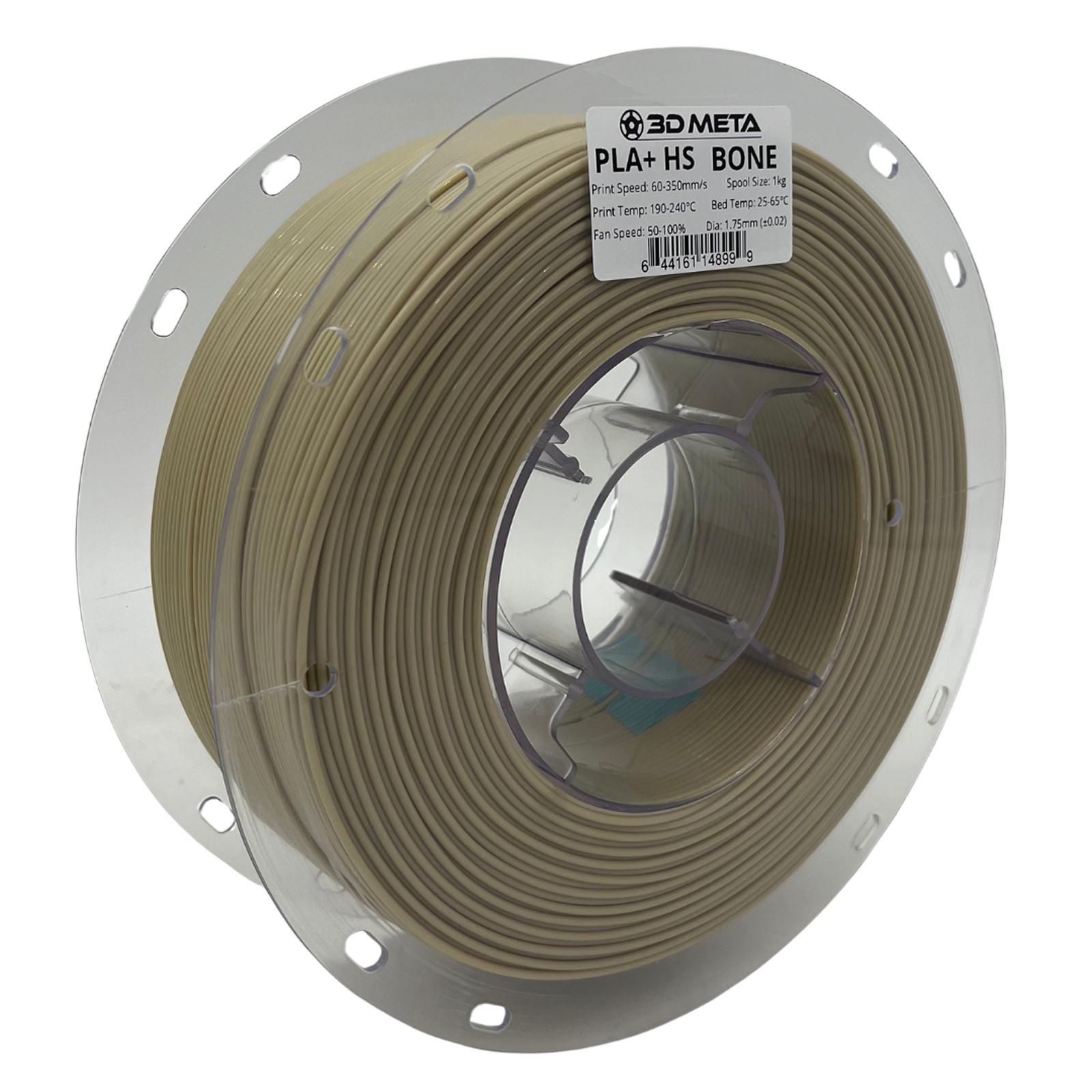 3D Meta PLA+ HS Bone 1KG Spool M-PLA+HS-BONE-1KGX1.75MM