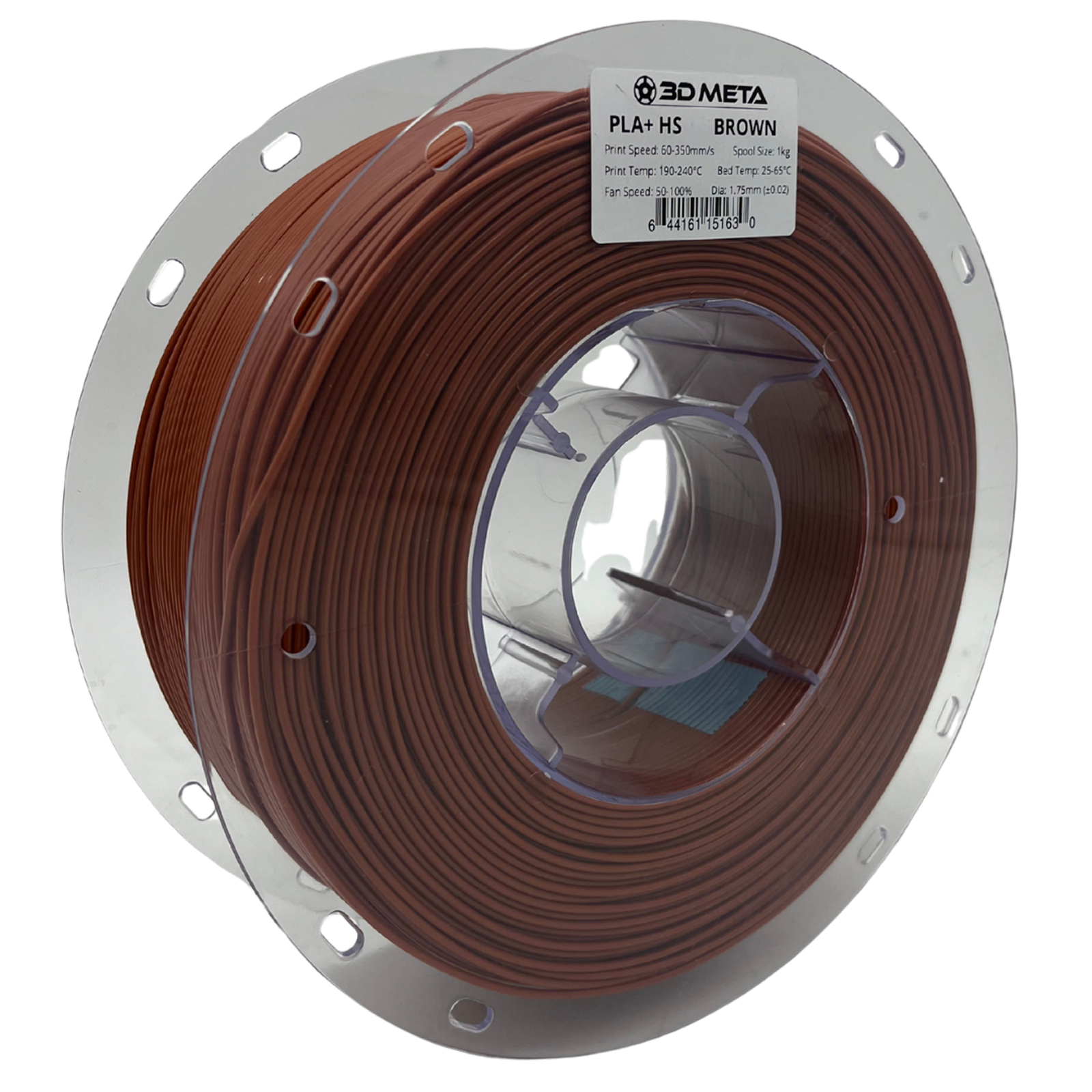 3D Meta PLA+ HS Brown 1KG Spool M-PLA+HS-BRO-1KGX1.75MM