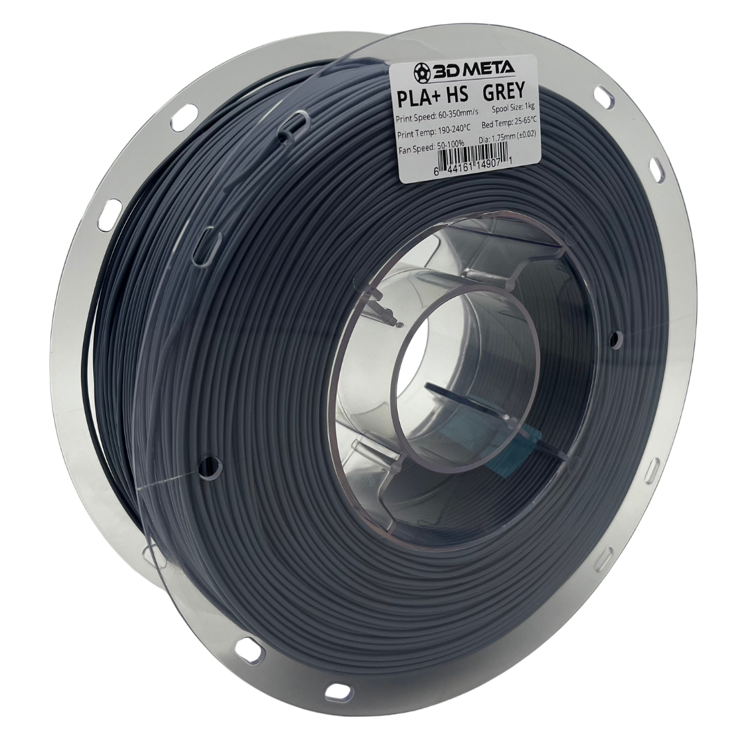 3D Meta PLA+ HS Grey 1KG Spool M-PLA+HS-GREY-1KGX1.75MM