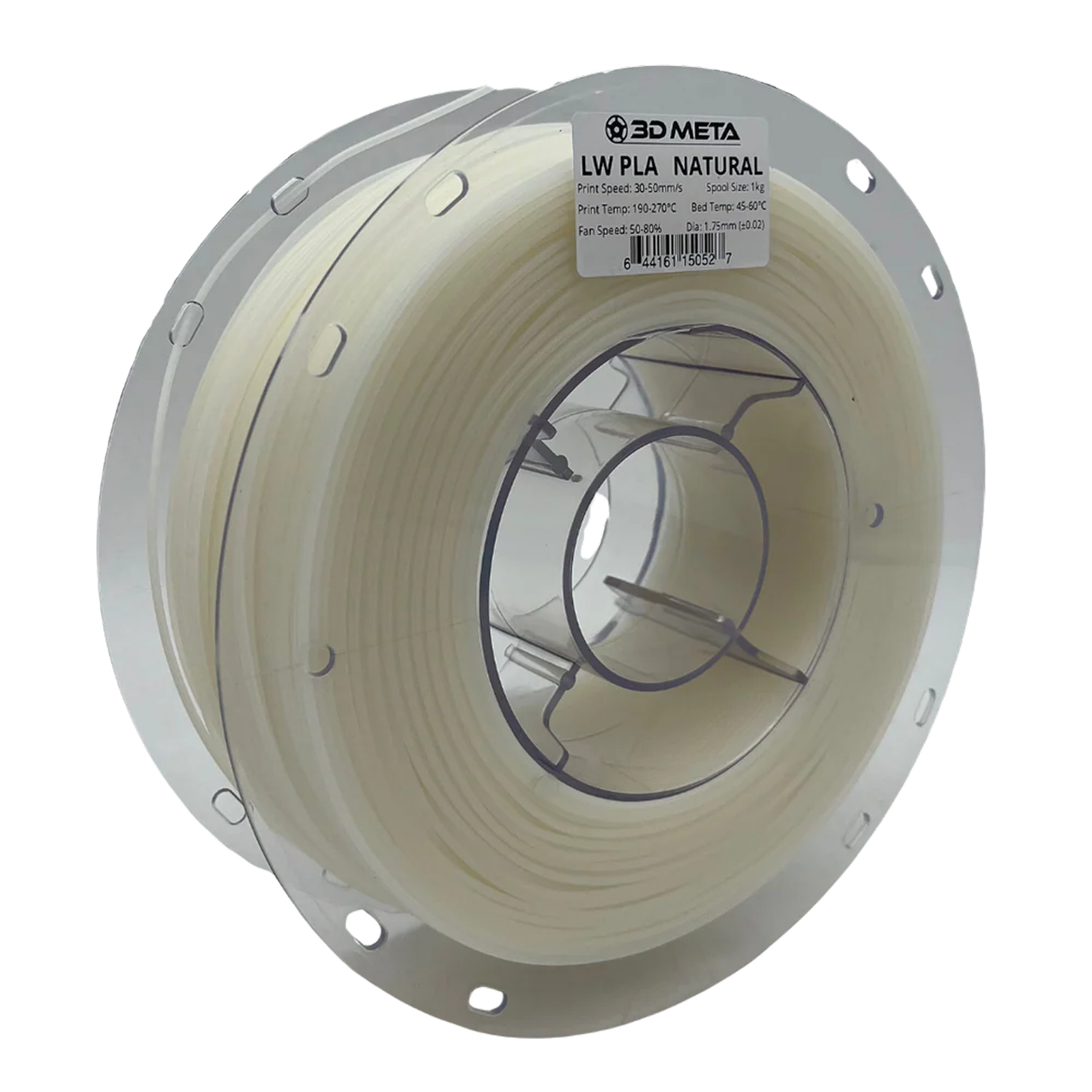 3D Meta Light Weight PLA Natural 1KG Spool M-PLALW-NAT-1KGX1.75MM