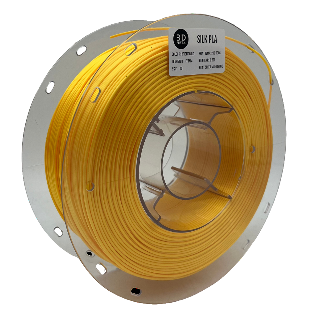 3D Meta Silk PLA Bright Gold 1KG Spool M-SILK-BRGOLD-1KGX1.75MM