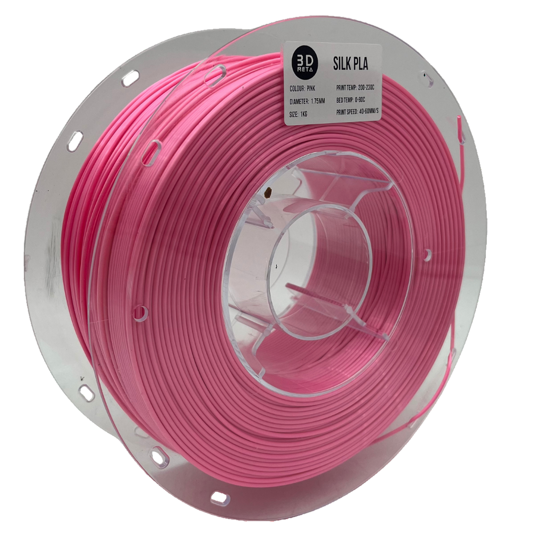 3D Meta Silk PLA Pink 1KG Spool M-SILK-PINK-1KGX1.75MM